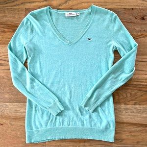Vineyard Vines Candlewood Cotton V-neck Sweater